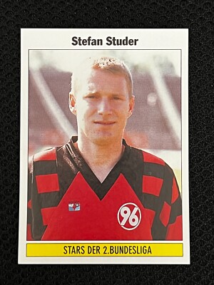 STICKER PANINI FUSSBALL '95 STEFAN STUDER STAR DER 2 BUNDESLIGA HANNOVER # 344