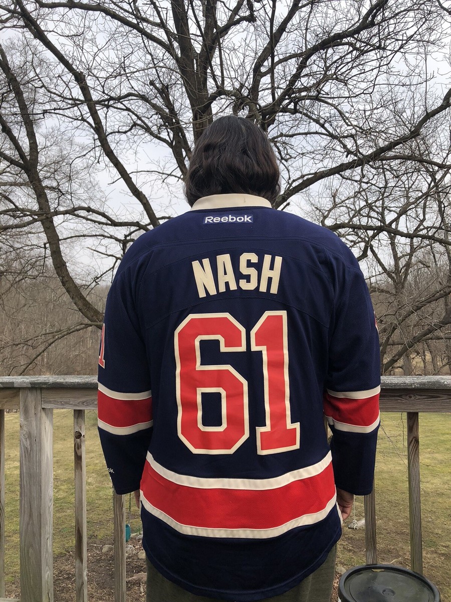 NHL American Hockey Rick Nash #61 Reebok Jersey Size Adult Large