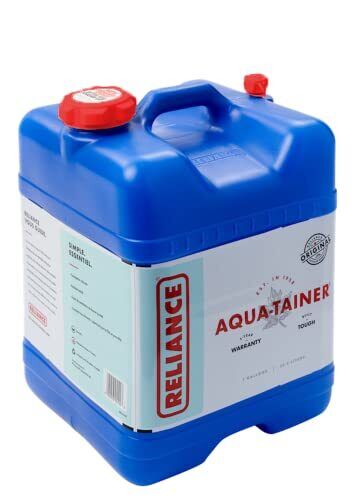 Contenedor de agua rígida de 7 galones Products Aqua-Tainer, azul, 11,3 pulgadas x 11,0... - Imagen 1 de 4