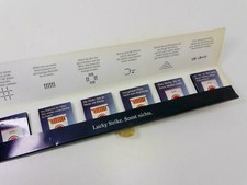 Z&uuml;ndh&ouml;lzer Werbeartikel 5 Heftchen im Set LUCKY STRIKE f&uuml;r Sammler