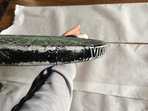 Viking O-ZONE Paddle Ball 375 g piattaforma tennis racchetta da paddle OZONE 4 1/4 VERDE - Foto 11 di 12
