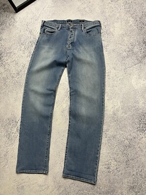 パンツ Giorgio Armani MADE IN ITALY 48 Vintage Armani Blue Jeans | Size 27 | RN#103723 | Indigo 007
