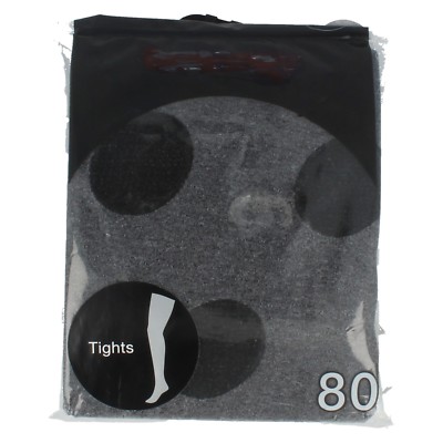 Ragazze Nero e Grigio Pois Collant 80 Denari Unbranded