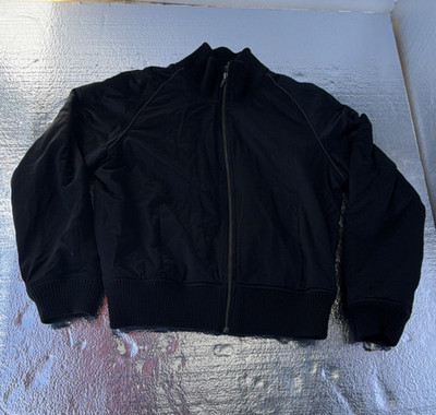 Calvin Klein Jeans Men's L/G Black Bomber Jacket Embroidered Dragon Full Zip