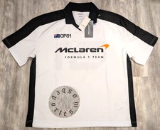NWT Oscar Piastri McLaren Racing Formula One F1 Team Hollister Boxy Jersey Men L