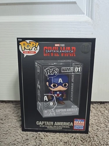 Funko Pop! Marvel Die-Cast Captain America Figure