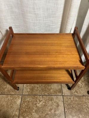 Danish Mid-Century Modern Teak Bar Cart by Brdr. Furbo. Nice! 1960 s