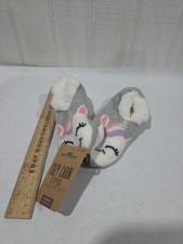Northeast Outfitters Cozy Cabin Aloe Infused Slipper Unicorn Youth 10k-4