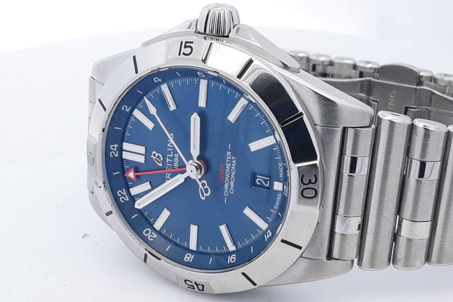 Breitling Gmt Chronometer Automatic 40mm Stainles… - image 10