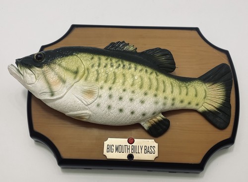 Video Big Mouth Billy Bass Gemmy 1999 Funzionante Condizioni Cantando Pesce LEGGI - Foto 2 di 10