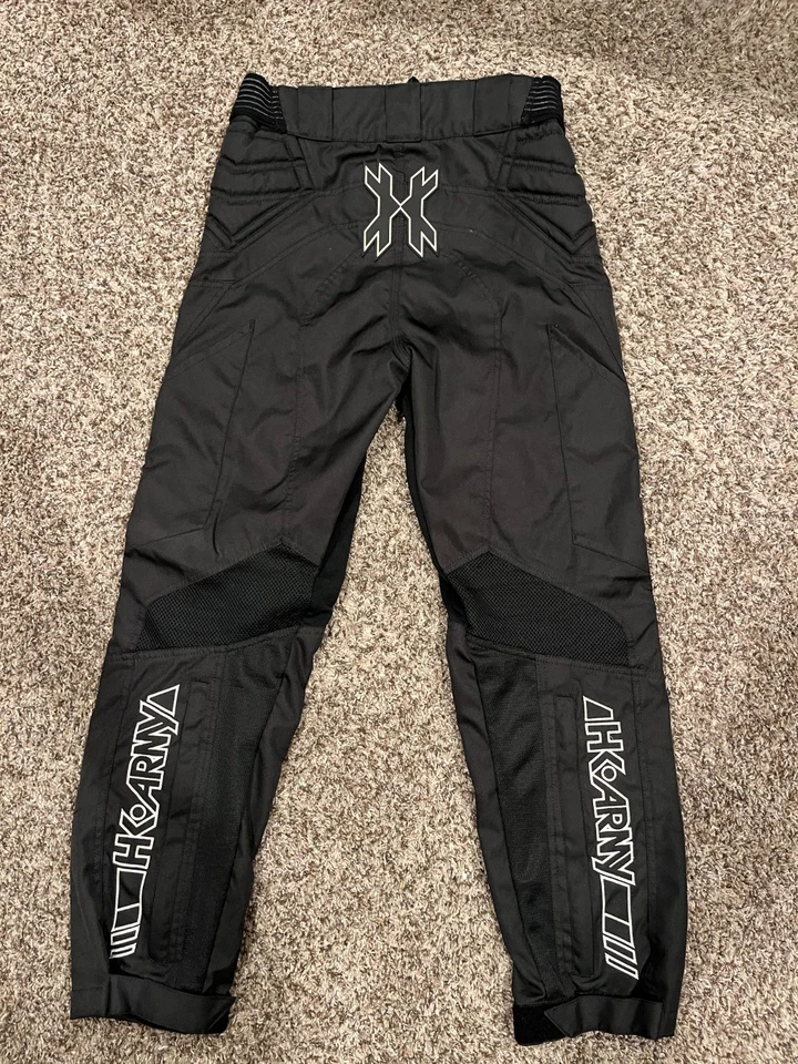 Pantalones de paintball HK Army Hardline negros: extra pequeños/pequeños Foto 2 de 3