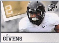2012 Press Pass - Chris Givens, #17