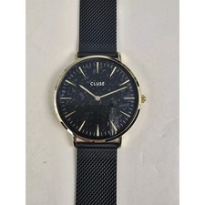 Cluse La Boheme Womens Quartz Watch Black Mes...