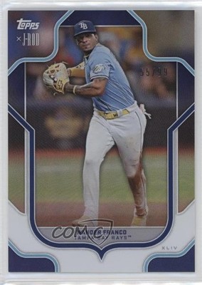 2023 Topps X J-Rod Rainbow Foil 55/99 Wander Franco #22 o7m