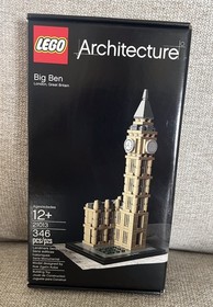 LEGO Architecture Landmark Series Big Ben 21013 Complete Set Box 346pcs 12+