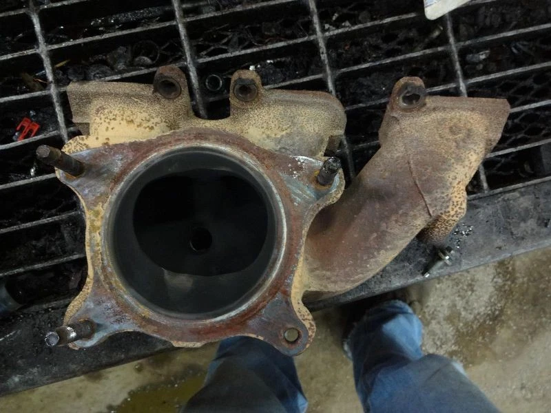 Colector de escape derecho pasajero compatible con 07-14 MAZDA CX-9 181271 Foto 2 de 2