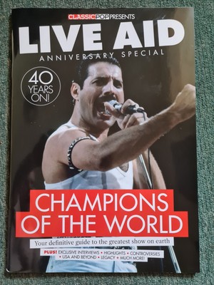 Live Aid magazine Anniversary Special 40 Years On! 60 pages Larger than A4 New
