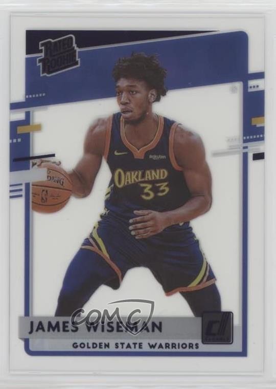 2020-21 Panini Clearly Donruss Rated Purple James Wiseman #61 Rookie RC 0y0n