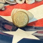 Non Dug Post Civil War 🇺🇸 💥 💣 Unusual Railroad Button Cover