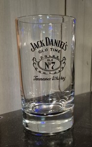 Jack Daniel’s Old No. 7 Tennessee Whiskey Clear Advertising Glass, Distillery