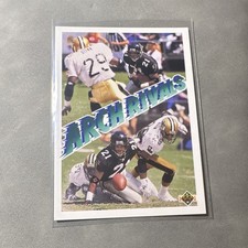 Upper Deck 1991 Arch Rivals #654 Deion Sanders Vencie Glenn Falcons Saints NFL