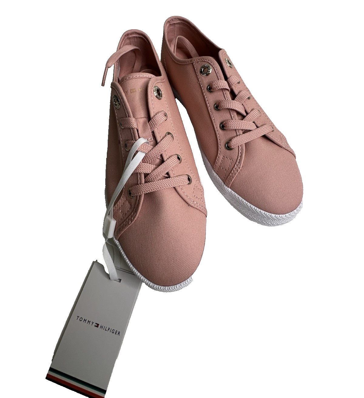Tommy Hilfiger Essential Vulcanized Sneaker Size 39 Brand New Colour Pink image 9