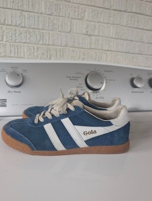 Blue and White Gola Sneakers- Pre-Owned in Good Condition 
