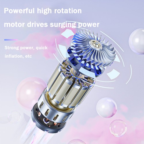Electric Wireless Portable Air Compressor Pump Bike Car Tire Inflator NEW qJ16 - Picture 10 of 22