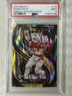 PSA Rookie -2024 Select - Premier - M Drake Maye #113 Green & Yellow Shock Prizm