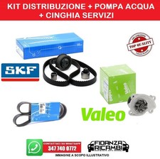 KIT DISTRIBUZIONE  POMPA ACQUA CINGHIA SERVIZI FIAT PANDA SEICENTO 1.1 750 FIRE