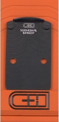 C+H Precision Optics Adapter Plate Compatible with SIG P226/229 w/Romeo Black