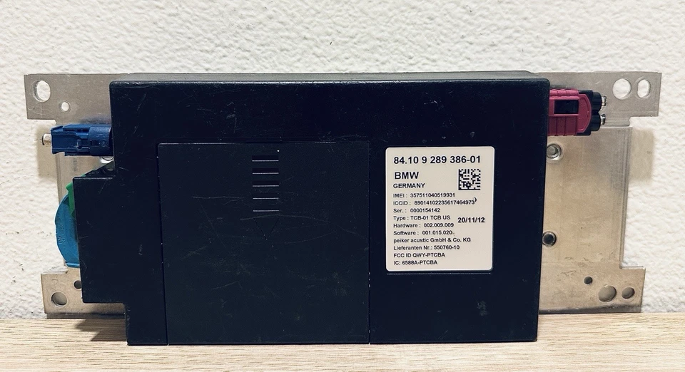 Unidad de módulo de control BMW 750LI F01 F02 2011-2015 84.109289386-01 OEM usada Foto 2 de 4