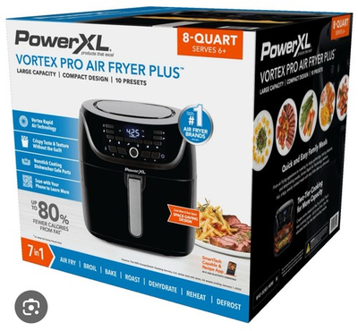 #ad PowerXL Vortex Pro Air Fryer 8 Quart Family Size Brand NEW $83.99