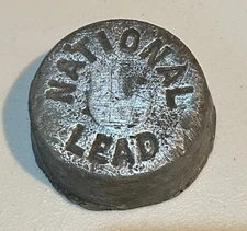 National Lead Company 5 lb. Ingot