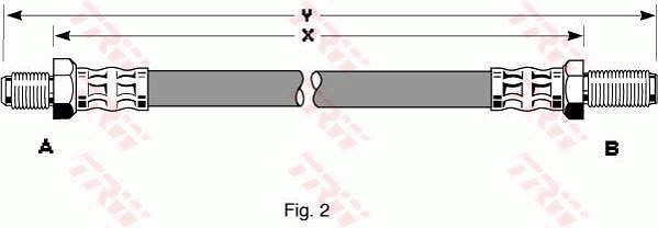 2x ✅Fits TRW PHC205 BRAKE JOSE  ⭐UK Seller⭐