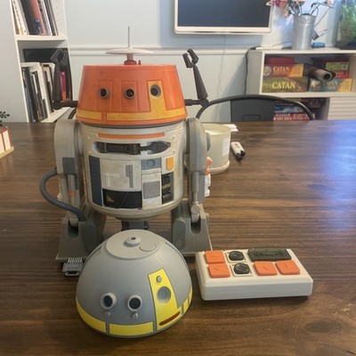 Disney Chopper C1-10P Interactive Remote Control Droid TESTED BUNDLE READ DESC