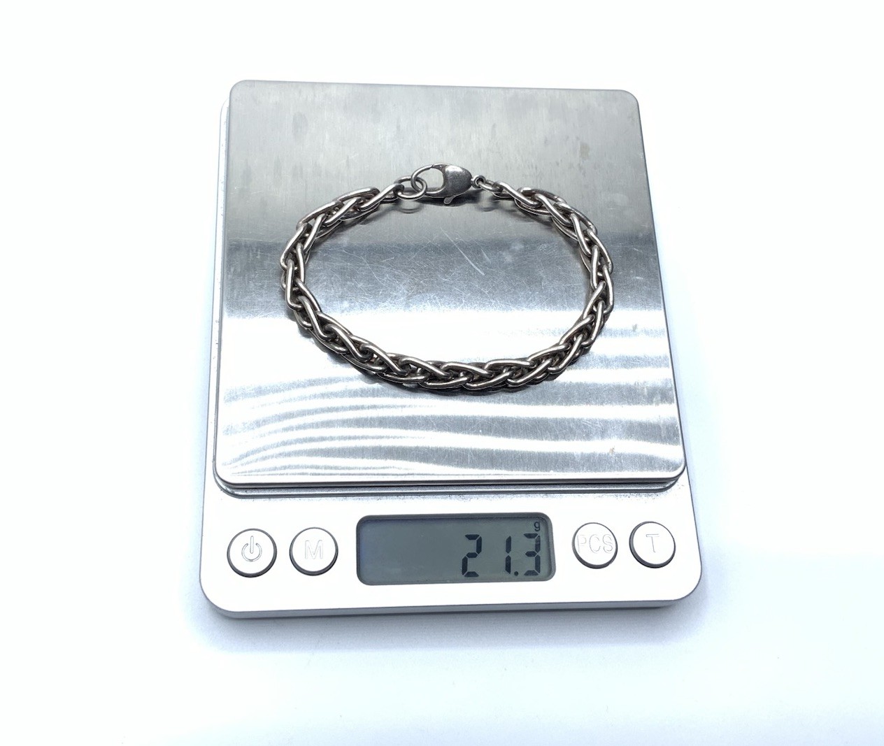 Germany Hallmarked Solid 925 Sterling Silver 7.5”… - image 8