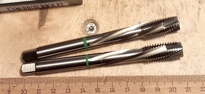 2 Würth Zebra M12 Gewindebohrer HSCO Durchgangsloch DIN 371/376 0655701200