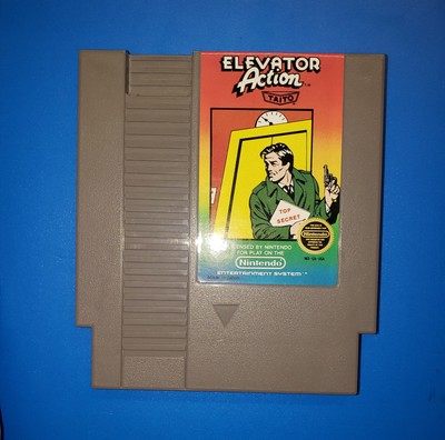Elevator Action 5 Screw Variant - Authentic Nintendo NES Game - Tested
