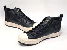 Converse CTAS Malden Street Black Men's Faux Leather Boot Sneakers-Asst Size NWB