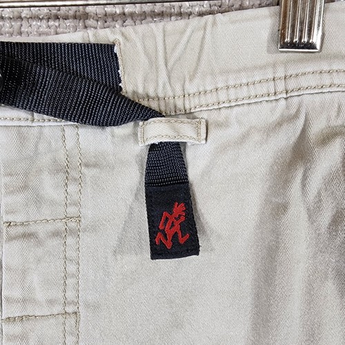 Gramicci Quick Draw Climbing Shorts Youth 14 Beige Belted Organic Cotton 28x10 - Picture 3 of 12