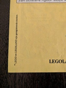 Vintage (1984) LEGOLAND CASTLE Poster - Lion Knights Comic Strip - VERY RARE!