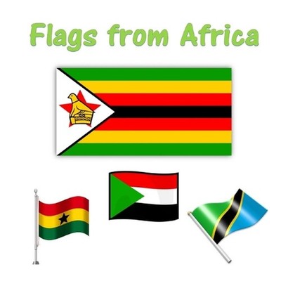 Flags from Africa by C. Mahoney (English) Paperback Book