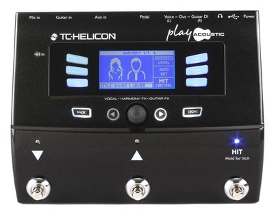 TC Helicon Effect with Effect for Guitar Play Acoustic