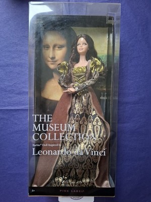 Barbie Mona Lisa Smile Puppe Museum Collection Leonardo da Vinci Pink Label Neu in OVP