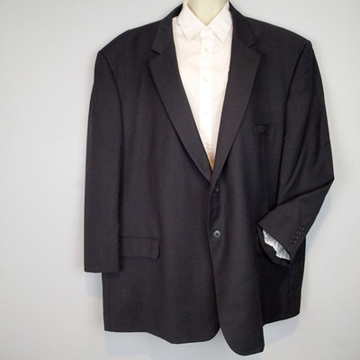 Wilke Rodriguez  Blazer sports coat jacket 60r wool blend charcoal