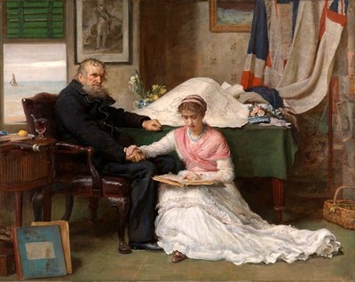 Millais Berfahrt Nach Nordwest Vintage Kunstdruck Poster Wanddeko Deko Ausstellung