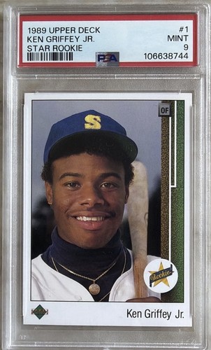 1989 Upper Deck - Star Rookie Ken Griffey Jr #1 (RC) PSA 9