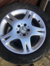 MERCEDES S CLASS W220AND VITO SET OF ALLOY WHEELS WITH 17" TYRES