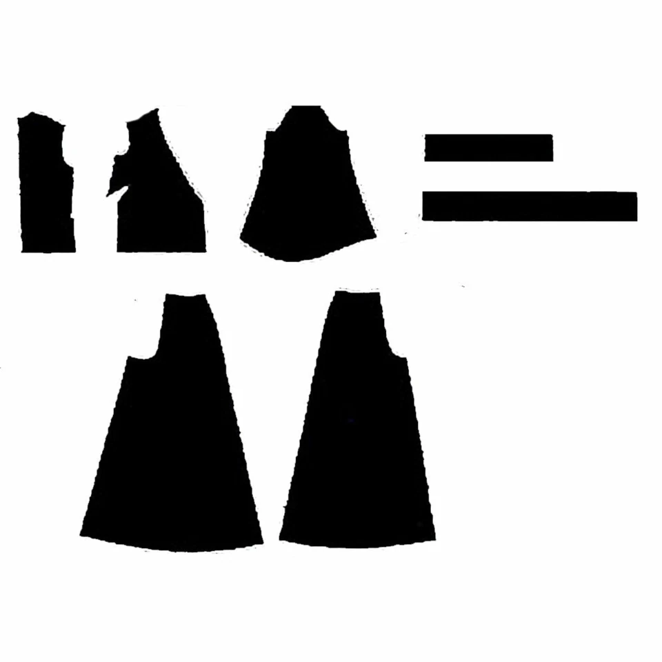 70er Muster - Bluse, Palazzo-Hose, Pant-Rock & Rock - Taille=26,5” 67cm - Bild 3 von 3